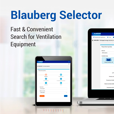 Blauberg Selector: nuevas funciones para la selección de equipos de ventilación