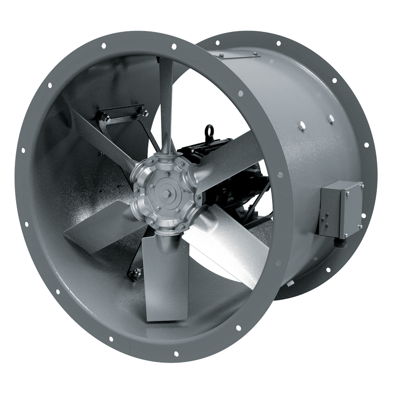 Ventiladores axiales de media presión y extracción axial de humos - Ventiladores axiales de extracción de humos