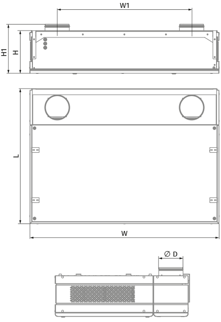 Blauberg CIVIC EC D1BE2 500 S21 - Dimensiones