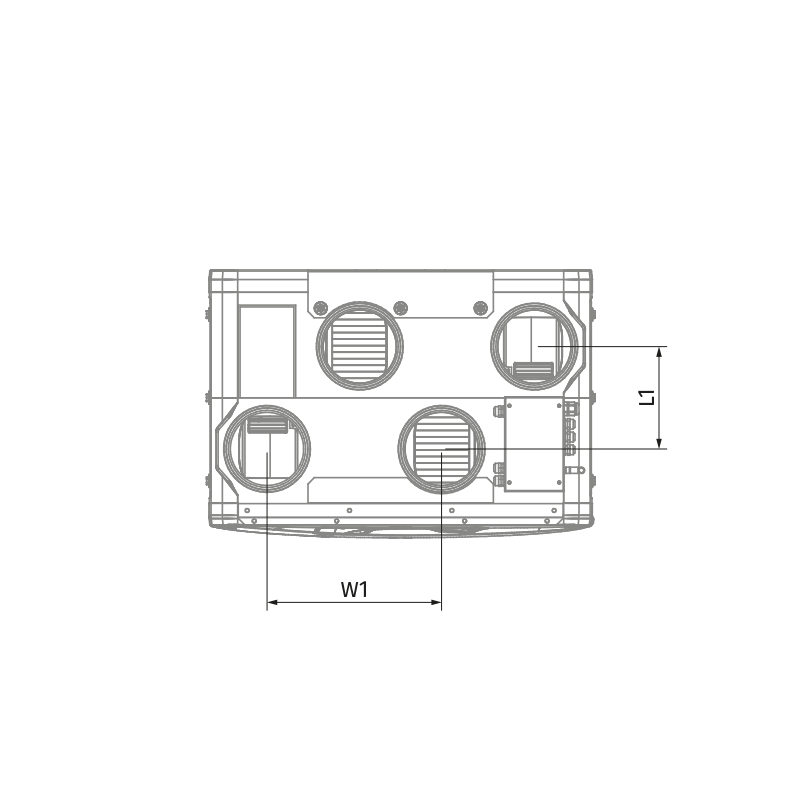 Blauberg Reneo S 210 R S21 - Dimensiones