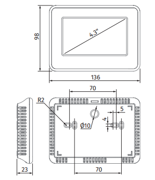Blauberg S25 - Dimensions