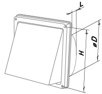 Blauberg Decor S 137x137/102HK - Dimensiones