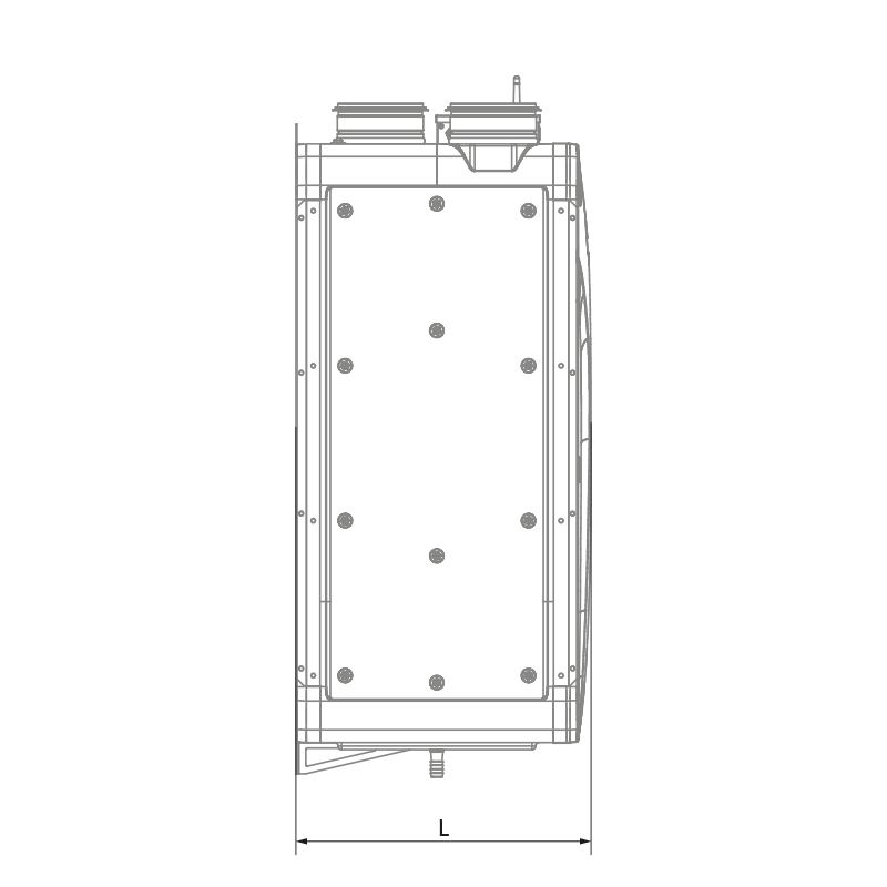 Blauberg Reneo S 210 R S21 - Dimensiones