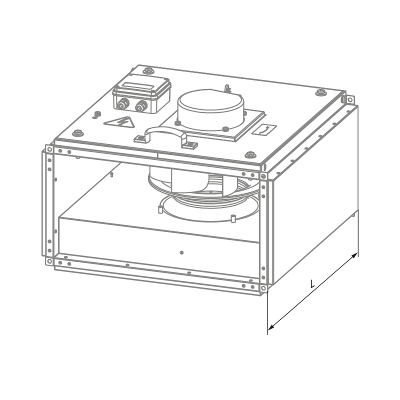 Blauberg Box-I EC 30x15-1 max  - Dimensiones