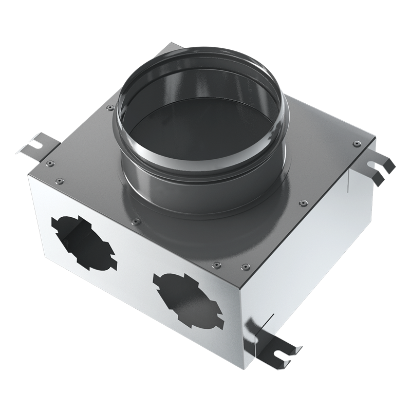 Series Blauberg Metal air distribution boxes 63 mm - Systema 63 - Sistema de conductos semirrígidos