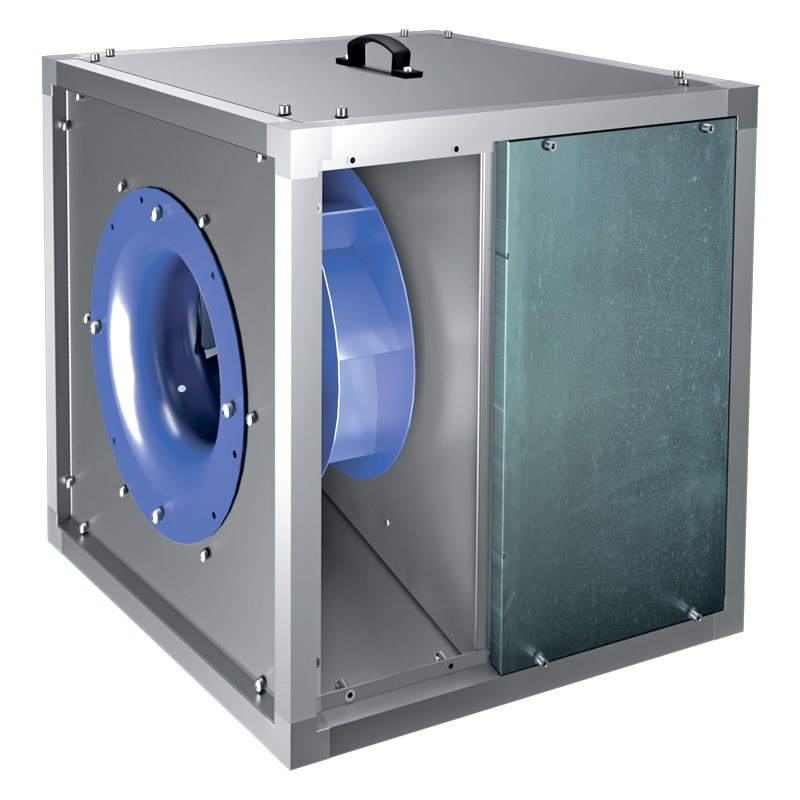 Blauberg Iso-VK 315 2D (400/60) - Ventiladores de cocina de conducto en carcasa insonorizada con temperatura de funcionamiento de 120 °C