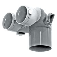 Sistema de conductos semirrígidos - Distribución de Aire - Series Blauberg Connectors 90 mm