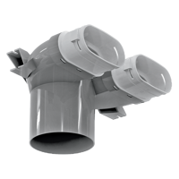 Sistema de conductos semirrígidos - Distribución de Aire - Series Blauberg Connectors 52 mm