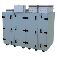 Pre-configured commercial AHU - UTAS centralizadas con recuperadores de calor - Series Blauberg BlauAir BLS RV