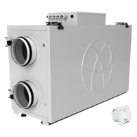 UTAs residenciales de flujo cruzado - UTAS centralizadas con recuperadores de calor - Blauberg KOMFORT Ultra EC L2 300-H S2 white
