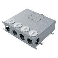 Sistema de conductos semirrígidos - Distribución de Aire - Series Blauberg Metal air distribution boxes 90 mm