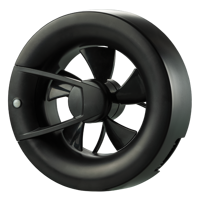 Extractores residenciales axiales - Ventilación Residencial - Blauberg O2 Supreme black